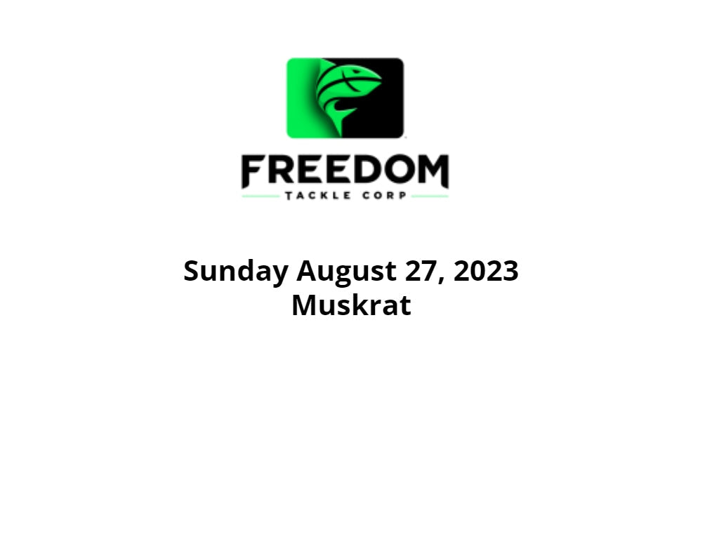 August 27, 2023 - Muskrat - Balance